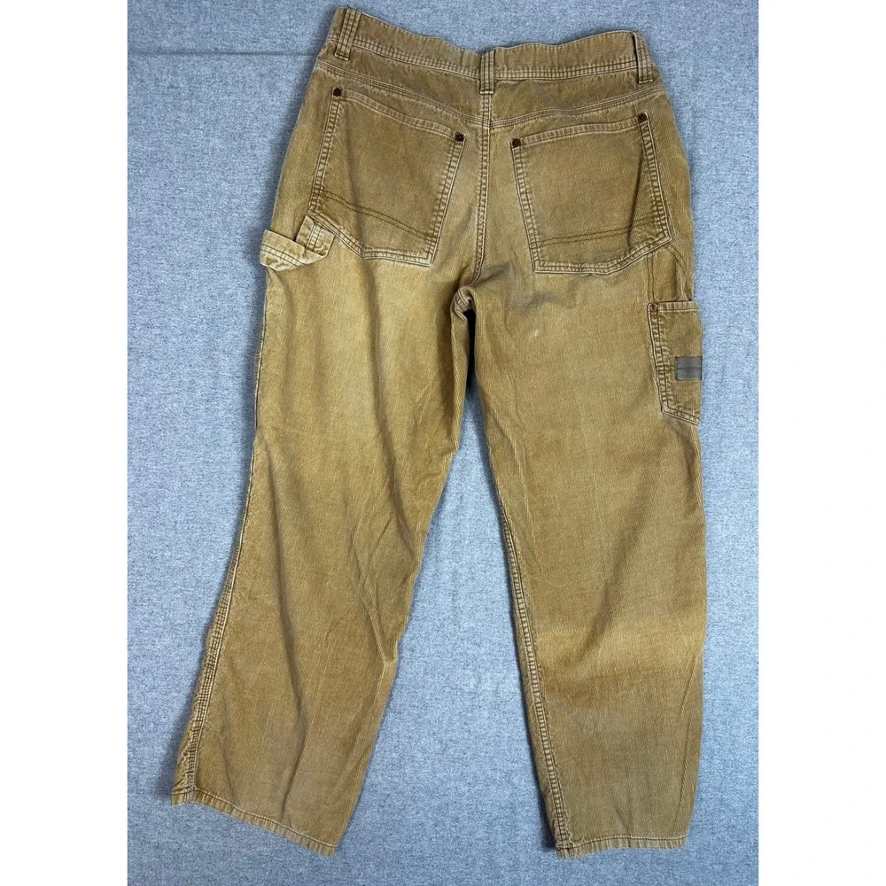 Vintage 90s Urban Up Carpenter Corduroy Pants Mens 30x28 Gold Pipeline Workwear